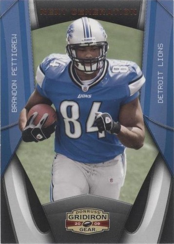 2009 Donruss Gridiron Gear Brandon Pettigrew #27