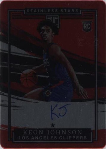 2021-22 Panini Impeccable - Keon Johnson #SA-KJO