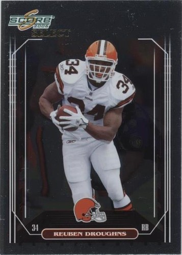2006 Score Select Reuben Droughns #62