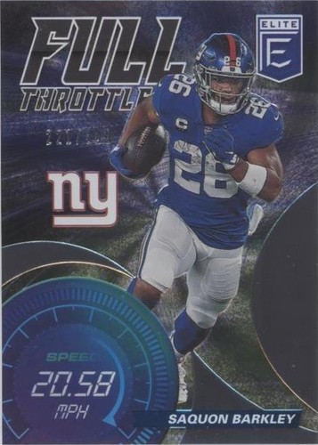 2021 Panini Donruss Elite Saquon Barkley #FT5