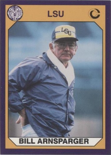 1990 Collegiate Collection LSU Tigers Bill Arnsparger #155