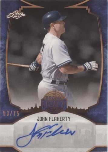 2024 Leaf a Bronx Legacy - John Flaherty #BA-JF1