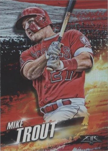 2018 Topps Fire - Mike Trout #HS-25