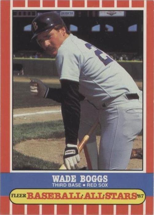 Fleer Baseball All Stars 1987 - Wade Boggs #3