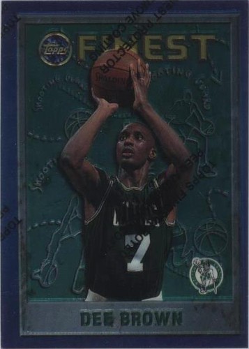 1995-96 Topps Finest - Dee Brown #29