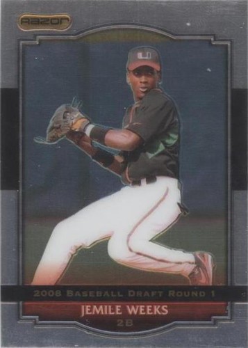 2008 Razor Signature Series Metal - Jemile Weeks #BA-JW