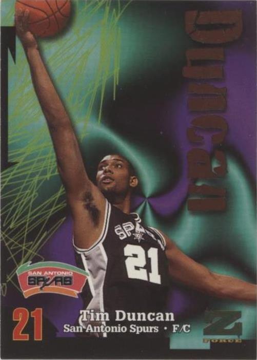 1997-98 Skybox Z-Force - Тим Данкан #111