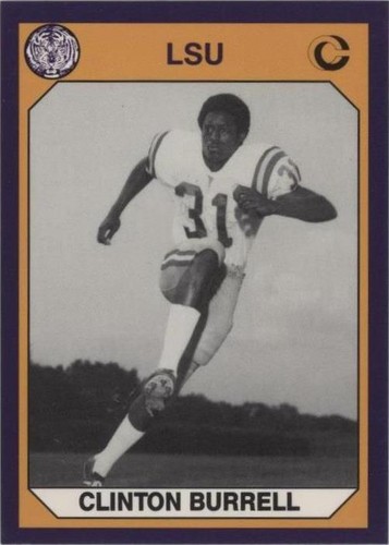1990 Collegiate Collection LSU Tigers Clinton Burrell #119