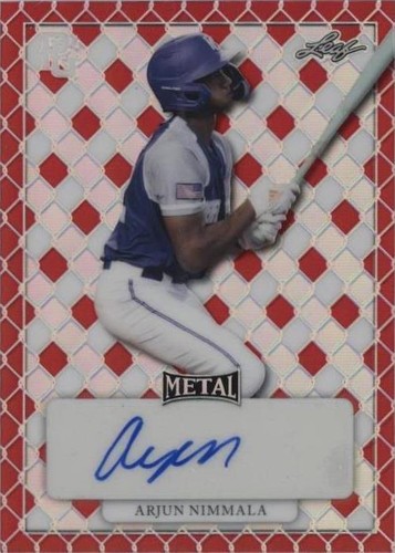 2022 Leaf Perfect Game All-American Classic - Arjun Nimmala #MA-AN1