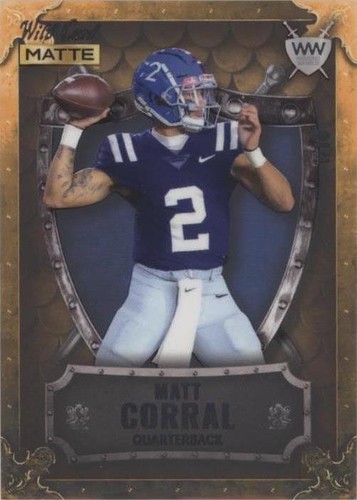 2022 Wild Card MATTE Matt Corral #WW-39