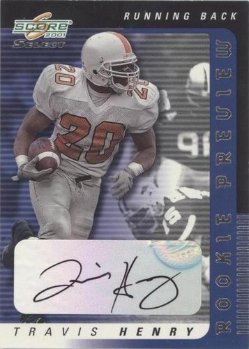 2001 Score Select Travis Henry #RP-16