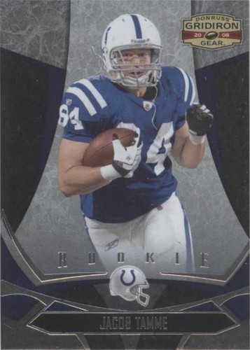 2008 Donruss Gridiron Gear Jacob Tamme #136