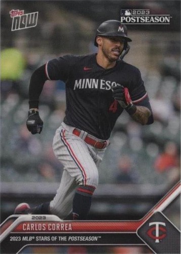2023 Topps Now MLB Stars of the Postseason - Carlos Correa #PS-31