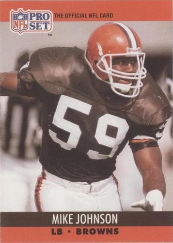 1990 Pro Set Mike Johnson #472