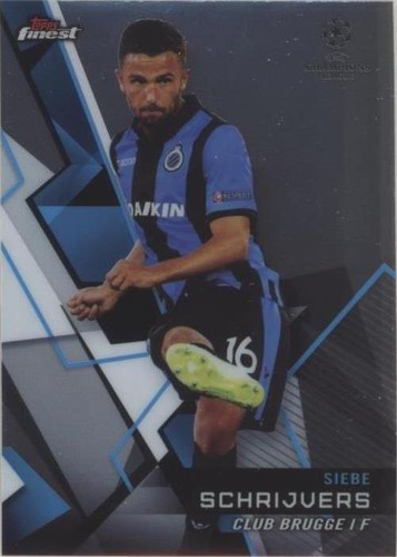 2018-19 Topps Finest UCL Siebe Schrijvers #23