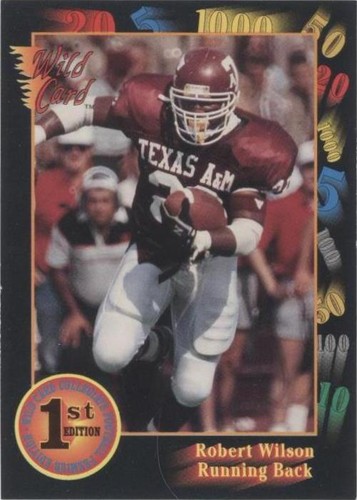 1991 Wild Card Draft Robert Wilson #85