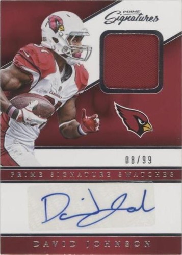 2016 Panini Prime Signatures David Johnson #PSS-DJ
