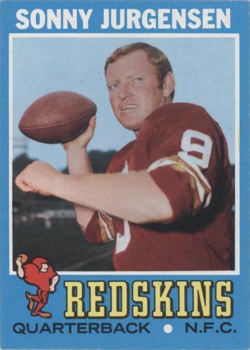Topps Sonny Jurgensen #50 1971
