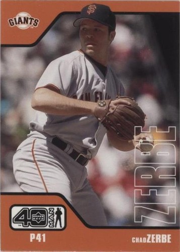 2002 Upper Deck 40 Man - Chad Zerbe #756