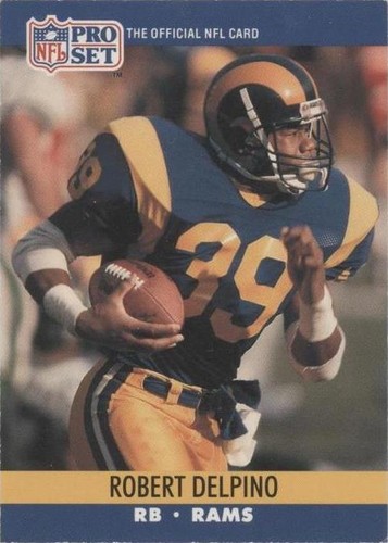 1990 Pro Set Robert Delpino #550