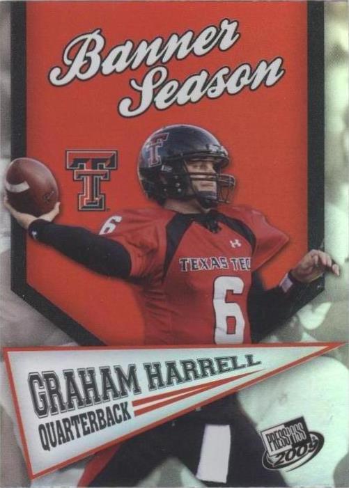 2009 Press Pass Graham Harrell #BS-6