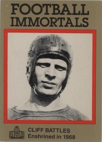 1985-88 Football Immortals Cliff Battles #10