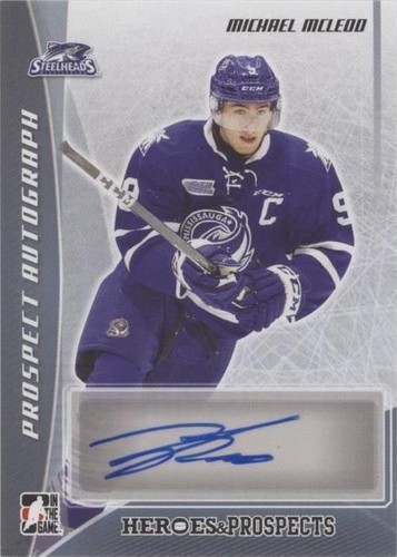 2016-17 Leaf In the Game Heroes & Prospects - Michael McLeod #PA-MM1