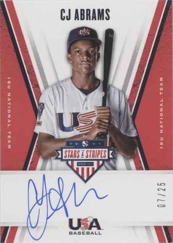 2019 Panini USA Baseball Stars & Stripes - C.J. Abrams #CA