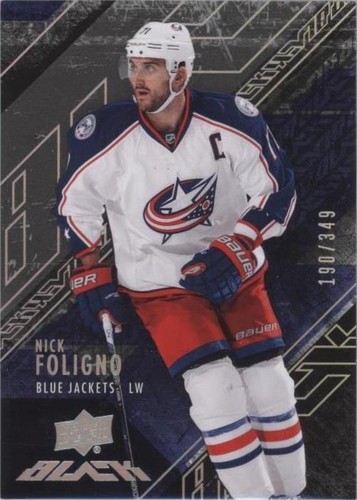2015-16 UD Black - Nick Foligno #9