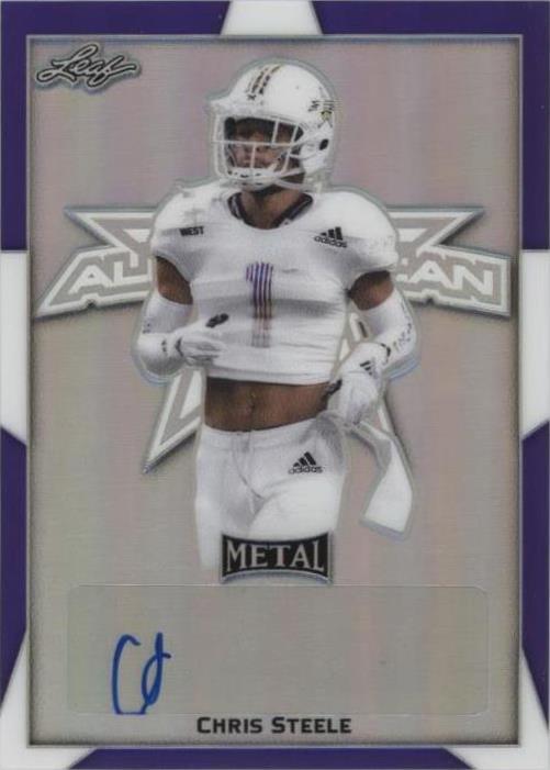 2019 Leaf Metal U.S. Army All-American Bowl Chris Steele #BA-CS2