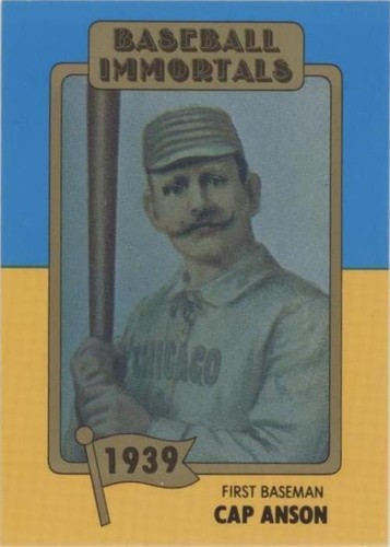 1980-84 SSPC Baseball Immortals 1st Printing - Cap Anson #17
