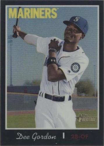 2019 Topps Heritage - Dee Gordon #THC-449