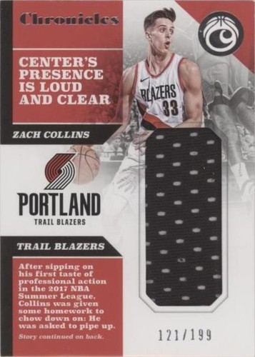 2017-18 Panini Chronicles - Zach Collins #CS-ZCL