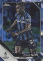 2021-22 Topps Chrome UCL Sapphire Edition Duvan Zapata #83