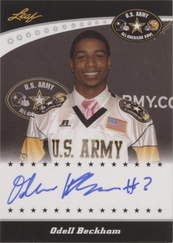 2011 Leaf U.S. Army All-American Bowl Odell Beckham Jr. #TA-OB1