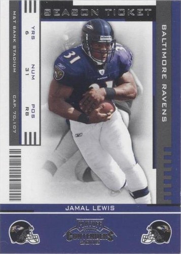 2005 Playoff Contenders Jamal Lewis #8
