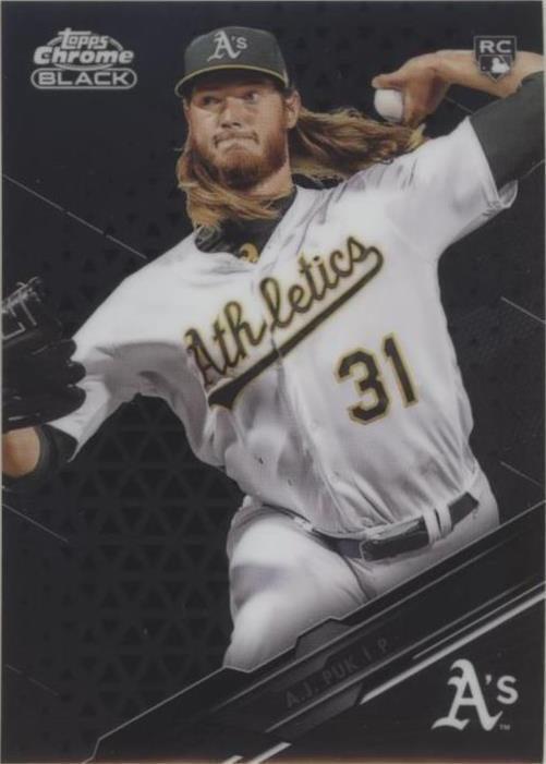2020 Topps Chrome Black - A.J. Puk #22