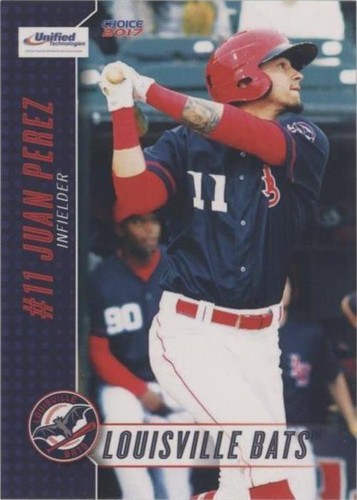 2017 Choice Louisville Bats - Juan Perez #20