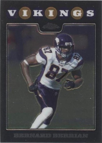 2008 Topps Chrome Bernard Berrian #TC84