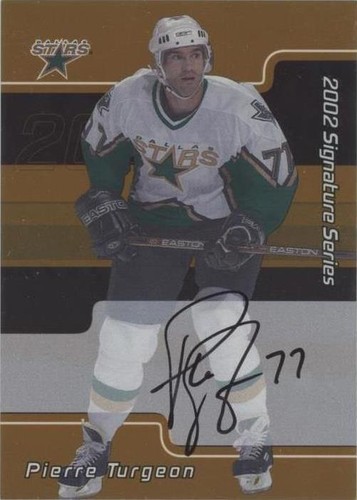 2001-02 In the Game Be A Player Signature Series - Pierre Turgeon #LPT