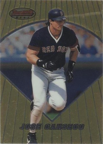 1997 Bowman's Best Refractor Jose Canseco #72