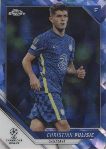 2021-22 Topps Chrome UCL Sapphire Edition Christian Pulisic #150