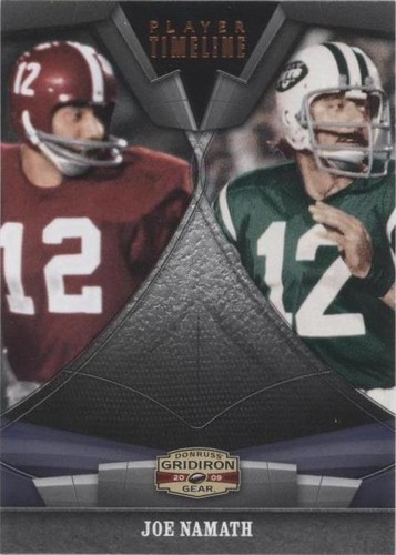 2009 Donruss Gridiron Gear Joe Namath #20