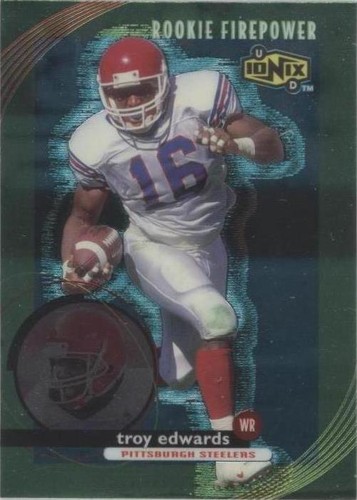1999 UD Ionix Troy Edwards #79