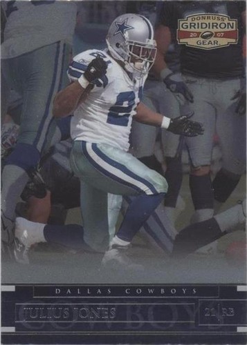 2007 Donruss Gridiron Gear Julius Jones #2