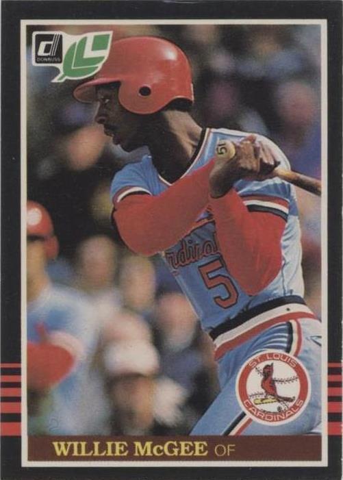 Hoja 1985 - Willie McGee #125