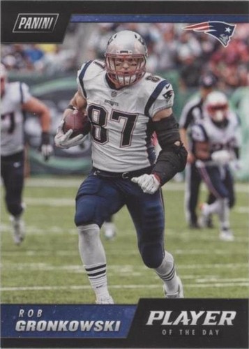 2018 Panini Player of the Day Rob Gronkowski #26
