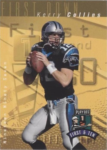 1997 Playoff First & Ten Kerry Collins #156