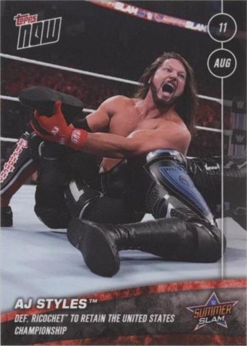 2019 Topps Now WWE - AJ Styles #44