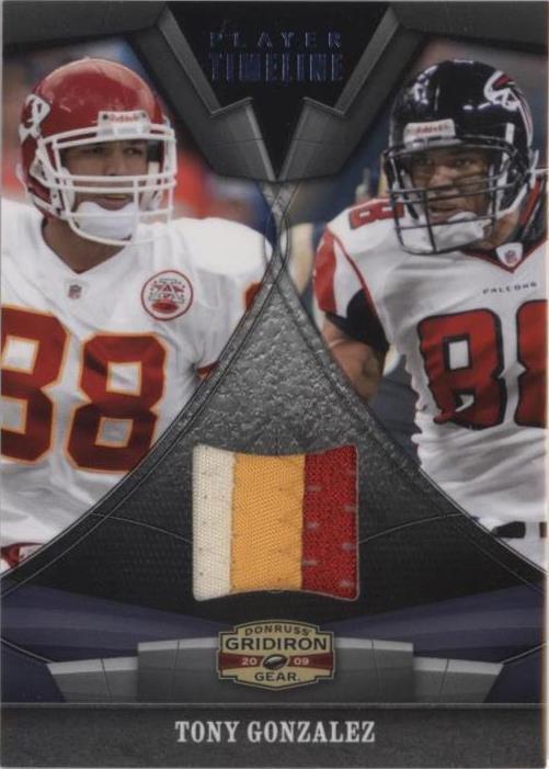 2009 Donruss Gridiron Gear Тони Гонсалес #24